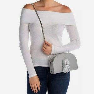 NWT-TED BAKER -MAARYY - LEATHER POM CROSSBODY BAG